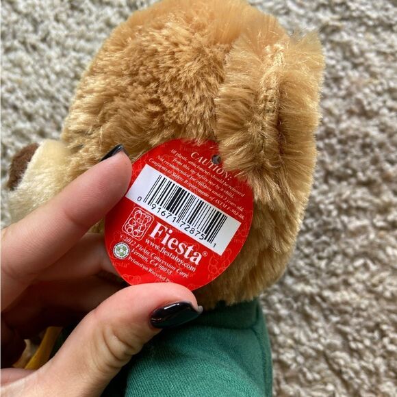 NWT Vtg 2012 Fiesta 10” Mira Costa Mustangs Bear Stuffed Animal - Picture 3 of 7